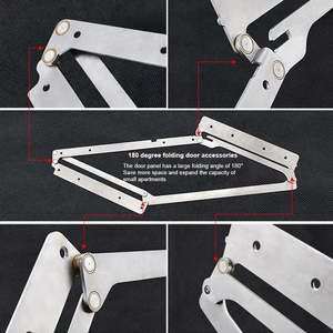ฮาร์ดแวร์ประตูบานพับสแตนเลส 304 แบบ 180 องศา ระบบเงียบ ทันสมัย ทนทาน สำหรับห้องนอน ห้องครัว โรงแรม - Product Image 2