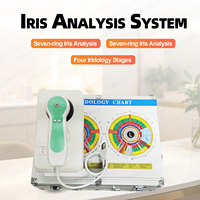 Máquina de Análisis de Iris, Cámara Oftalmológica de 12 MP con Software de Prueba, Analizador de Iris para Uso Doméstico, Escáner de Salud con Imágenes HD