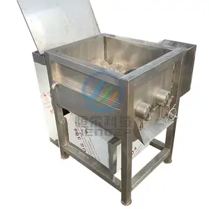 Acero inoxidable 304 316 Mozzarella Máquina de cocción y estiramiento Mezclador de calentamiento de leche Tanque pasteurizador de queso