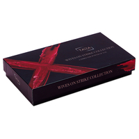 Luxus Nagellack Verpackungs box Set Matt Schwarz Handmade Custom Logo Magnet Verschluss box für Kosmetik verpackungen