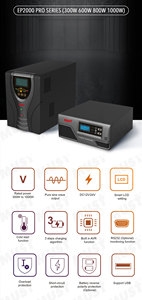 Vendita calda 300W 600W 800W off grid caricatore inverter a onda sinusoidale pura 1000w 24v dc inverter per il sud Africa - Product Image 4