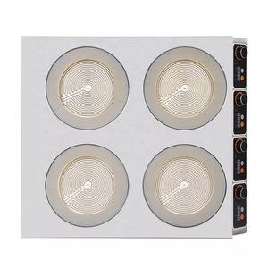En promotion : Plaques de cuisson électriques carrées en céramique à 4 brûleurs pour cuisine professionnelle - Product Image 2