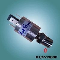 Interrupteur de contrôle de pression automatique pour pompe à eau, compresseur d'air, chaudière 302 250VAC 6A 2200PSI Pression maximale Matériel SUS316/SUS304