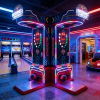 Machine de jeu d'arcade commerciale électronique à monnayeur, simulateur de boxe et de kick, testeur de force