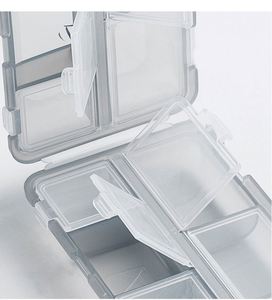 Pastillero Portátil con 10 Compartimentos, Caja de Almacenamiento de Medicamentos Impermeable de Gran Capacidad, Organizador de Medicamentos Semanal para Viajes - Product Image 5