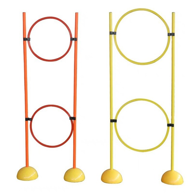 Outdoor Training Equipment Assembly Obstacle Course Marker Track with Connection Rod for Basketball Football for Drone Training