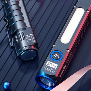 Cho sq03 Hợp kim nhôm IP44 không thấm nước Led đèn pin 18650 pin 1000 + lumens ẩn nam châm di động bền sử dụng ngoài trời - Product Image 3