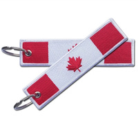 Porte-clés tissés personnalisés avec votre logo et texte, broderie haute densité, alliage de zinc durable, tissu écologique, vente en gros en vrac, faible MOQ
