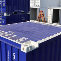 Conteneur de transport maritime plat de haute qualité certifié DNV de 10 pieds, 20 pieds, 40 pieds pour la logistique de projets industriels, personnalisable