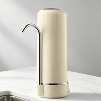 Purificateur d'eau de bureau à ultrafiltration à baril unique, avec élément filtrant composite détachable et robinet de distribution directe