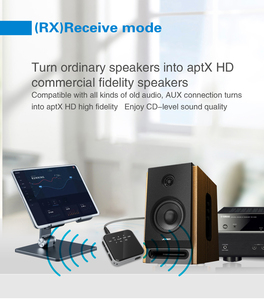 Hg <span class=keywords><strong>Bluetooth</strong></span> 5.2 2 Trong 1 Không Dây Hifi Stereo Âm Nhạc Âm Thanh Transmitter Không Dây <span class=keywords><strong>Bluetooth</strong></span> Adapter Âm Thanh Cho TV - Product Image 5