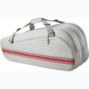 Échantillon gratuit Sac à dos de tennis portable professionnel avec compartiment à chaussures Sac de sport pour raquettes Sac à bandoulière imperméable - Product Image 2