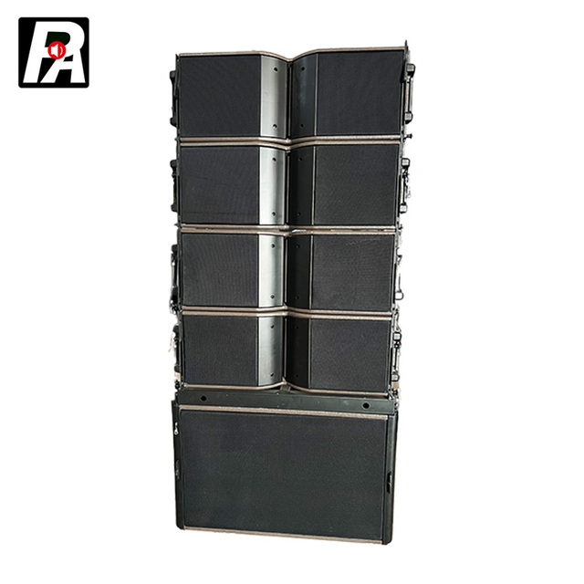 PA K10 Professional Line Array Speaker System with Wireless XLR Connection 2000W Output for Concerts Outdoor Events & Weddings