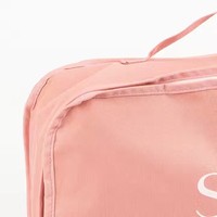 Vente chaude Moderne Portable Voyage Cosmétique Cas Sac Étanche Oxford Tissu Finition Sac De Rangement
