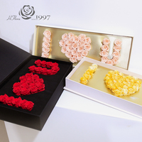 Coffret Cadeau Rose Éternelle Personnalisé avec Lettre – Design Premium – Idéal pour Mariage et Saint-Valentin