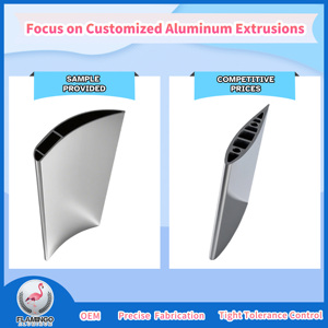 Profili in alluminio per pale eoliche, Pale per turbine eoliche in alluminio, Pale per ventilatori in alluminio, Pale per frangisole in alluminio - Product Image 2