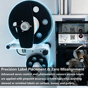 Horizontal <b>Printing</b> <b>Labeling</b> <b>Machine</b> Swing Arm Push-Type Side Glass Bottle PLC+Touch Screen Automatic High Swing Arm Push-type S - Product Image 3