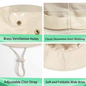 Collapsible Large Brim Fisherman's Bucket <b>Hat</b> for <b>Men</b> & Women-Summer <b>Sun</b> Protection Outdoor Party Sports Travel Ready - Product Image 3