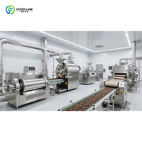 Machine de torréfaction industrielle de grains de café Ligne de production de café à économie d'énergie Ligne d'emballage de café entièrement automatique