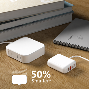 Universal Desktop Charger PD 20W 8 Ports PD Fast Charging with Overcurrent Protection White PC <b>Material</b> - Product Image 3