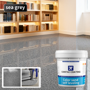 Pintura Epóxica de Alta Dureza para Pisos, Recubrimiento Líquido Autonivelante con Arena de Color, Efecto Mármol, Resistente al Desgaste e Impermeable - Product Image 2