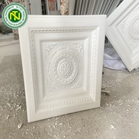 Plafond en plâtre décoratif personnalisable, design de carreaux de plafond, carreaux de plafond acoustiques décoratifs
