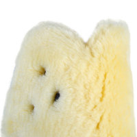 Ours en peluche en peau de mouton biologique pour bébés, peluche douce en laine, 30 cm, fait à la main, cadeau écologique européen