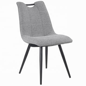 <span class=keywords><strong>Chaise</strong></span> de salle à manger en Faux cuir Pu, coussin pivotant, noir, imitation cuir tissé et gris, bras en Grain, moderne, noir, pour salle à manger - Product Image 6