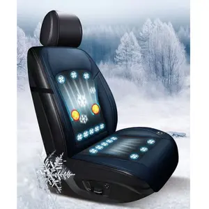 Summer Car Ventilation Seat Cushion Cooling Blow Air Seat Cushion Summer Ice Silk Breathable Cooling Cushion car fans