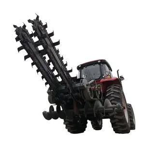 Professionele Tractor Werktuigen Eenvoudige Bediening Rock Ditcher/Disc Trencher