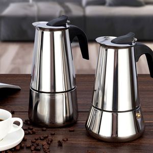 Cafetière à expresso Hyri Hot Custom en acier inoxydable, pour cuisinière, 6 tasses, cafetière italienne, percolateur, moka pot - Product Image 3