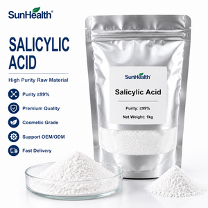 <span class=keywords><strong>Acide</strong></span> <span class=keywords><strong>Salicylique</strong></span> de Qualité Cosmétique en Vrac, Poudre Pure à 99%, CAS 69-72-7, Testé SunHealth TLC/UV/HPLC - Product Image 2