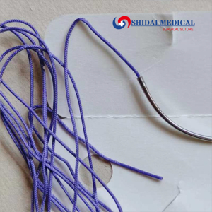 Suturas Médicas Desechables PGA, Suturas Quirúrgicas Absorbibles Sintéticas de Ácido Poliglicólico Trenzadas con Aguja - Product Image 4
