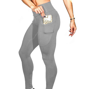 <span class=keywords><strong>Leggings</strong></span> de yoga respirants à taille haute pour femmes, <span class=keywords><strong>pantalons</strong></span> de fitness avec poches pour la course à pied et les sports de plein air - Product Image 3