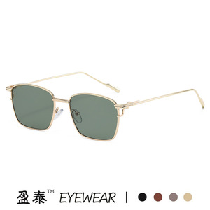 Yingtai Eyewear Metal <b>Frame</b> <b>Square</b> Sunglasses UV400 Women Fashion Street Style - Product Image 2