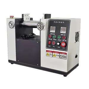 Open Two-roller Rubber Mixing Machine Laboratory Electric Heating Plastic Rubber Two-roller Rubber Mixing Machine