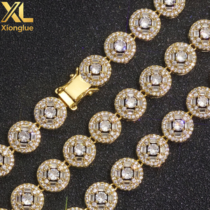 Luxury Iced Out Cuban Link Chain Set Perfect Gift for <b>Men</b> Women Hip Hop Bling Jewelry Anniversary Birthday Present for Him Her - Product Image 4