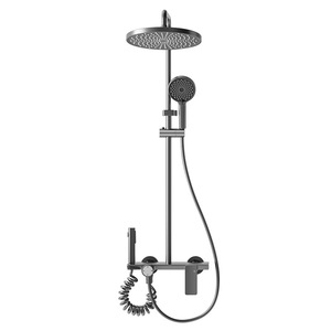 Aluminum Alloy Shower Set 3079 Adjustable Rain Proof Boost Top Spray Corrosion Prevention - Product Image 2