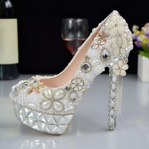 Nuevas sandalias de tacón alto con pedrería, elegantes y lujosas, para bodas, banquetes y fiestas, zapatos de tacón de aguja puntiagudos para mujer - Product Image 1