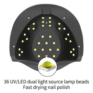 Lampe à LED UV pour ongles, sécheuse à ongles 120W, machine à gel plus rapide, lumière de durcissement professionnelle avec 4 réglages de minuterie pour l'art des ongles en DIY - Product Image 4
