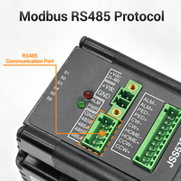 Motor paso a paso de bucle cerrado Nema 23 integrado de 36 VCC y 3 Nm con controlador Modbus-RS485 para transportadores de clasificación, enrutadores CNC, AGV, AMR