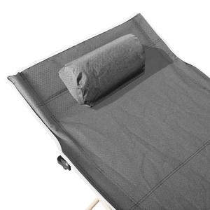 <span class=keywords><strong>Lit</strong></span> <span class=keywords><strong>de</strong></span> camping pliable léger et portable en métal <span class=keywords><strong>de</strong></span> luxe pour l'extérieur, le jardin, la plage, le <span class=keywords><strong>voyage</strong></span> - Product Image 4