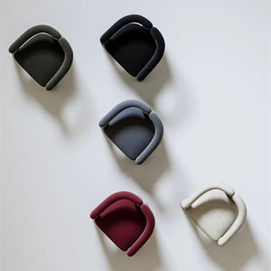 <span class=keywords><strong>Chaise</strong></span> Cœur Simple et Moderne, <span class=keywords><strong>Chaise</strong></span> <span class=keywords><strong>de</strong></span> <span class=keywords><strong>Salle</strong></span> <span class=keywords><strong>à</strong></span> <span class=keywords><strong>Manger</strong></span> Épaissie et Légère, Cadre en Métal Noir, Revêtement en <span class=keywords><strong>Velours</strong></span>, Style Designer, Petite Taille - Product Image 5