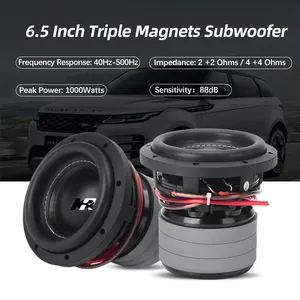 Car Audio 6,5 Zoll Subwoofer Lautsprecher Bass 600W Subwoofer 4-lagige Schwingspule