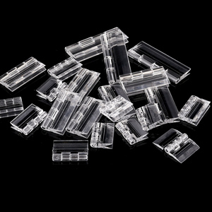 Landu rõ ràng nhựa trong suốt phần cứng Mini Acrylic bản lề cho hộp thủ công mỹ nghệ - Product Image 5