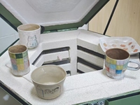 Horno Eléctrico Cerámico Hexagonal, Tamaño Compacto para el Hogar, Distribución Uniforme del Calor para Manualidades de Cerámica