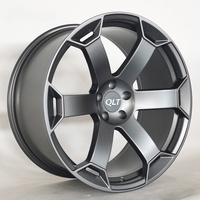 عجلات كروم مخصصة QLT 57DR مصنوعة بالحدادة مقاس 15 و18 بوصة بـ6 أذرع 4×100 5×114.3 لسيارات سوبارو BRZ ونيسان 350Z و370Z وMX-5