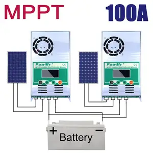 PowMr 12v 24v 36v 48v MPPT 60A الشمسية جهاز التحكم في الشحن ماكس PV 160V ل هلام أو lifePO4 بطارية جهاز تحكم يعمل بالطاقة الشمسية