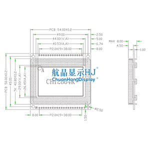 CH12864K 12864 LCD-Module Vereinfachte Traditionelle Chinesische Schriftbibliothek ST7920 128x64 Punktmatrix COB LCD-Display <span class=keywords><strong>Parallel</strong></span>/Seriell - Product Image 4