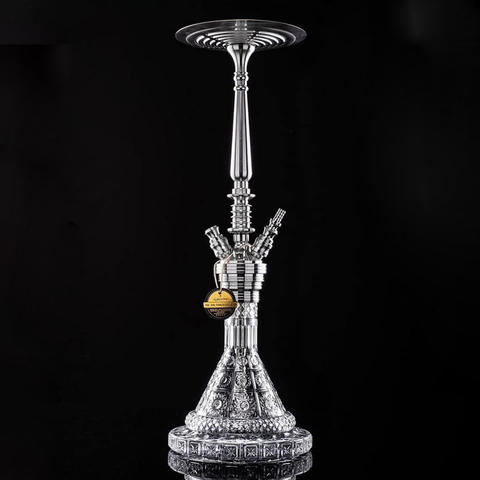 Left rainbow twist. Mechanical. Ornate silver. All bell bases.